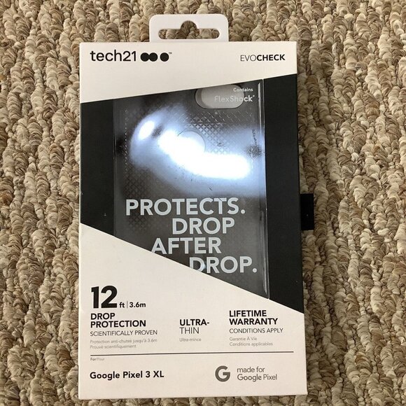 Tech21 Evo Check Protective Case with Drop Protection for Google Pixel 3 XL - Picture 1 of 3